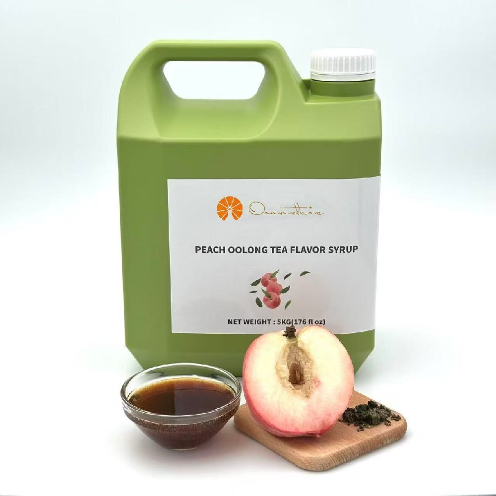 Peach Oolong Tea Syrup