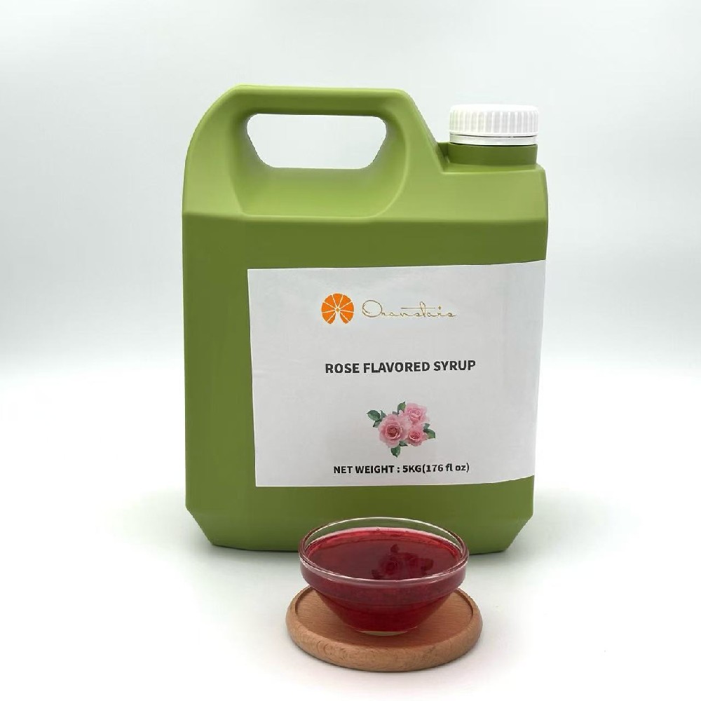 Rose Syrup (with flower)