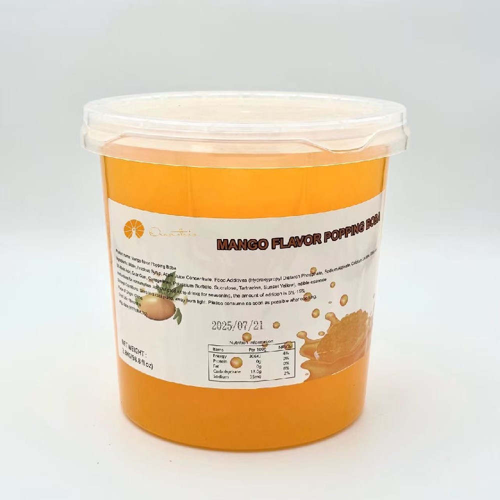 Mango Popping Boba