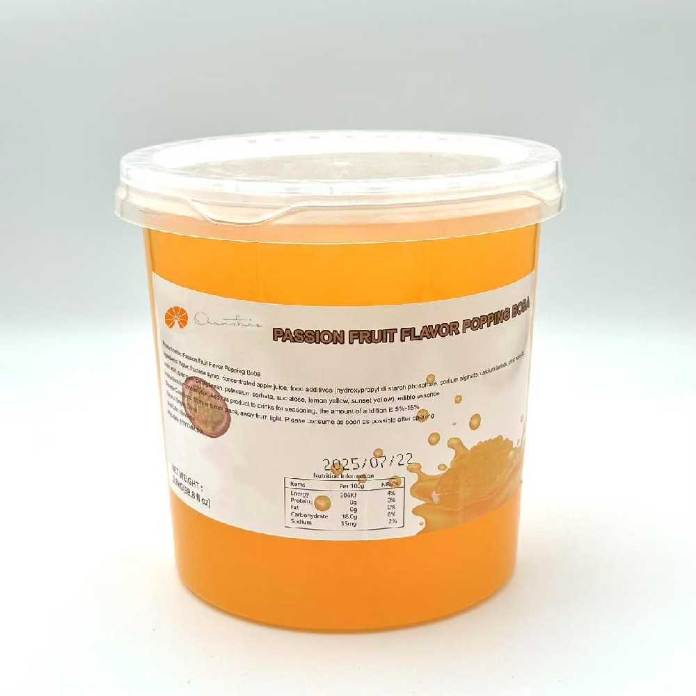 Passionfruit Popping Boba