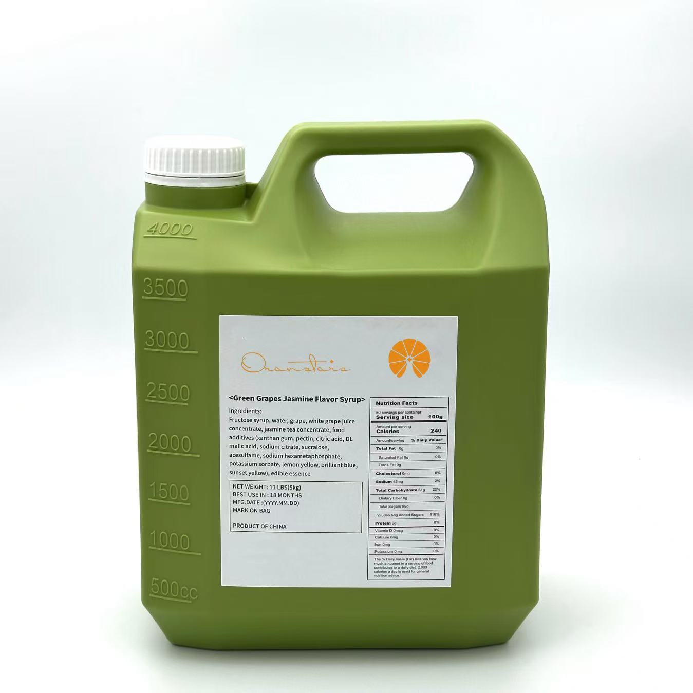 Green Grape Jasmine Syrup