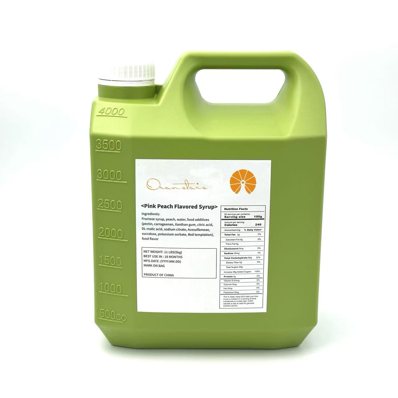 Peach Oolong Tea Syrup