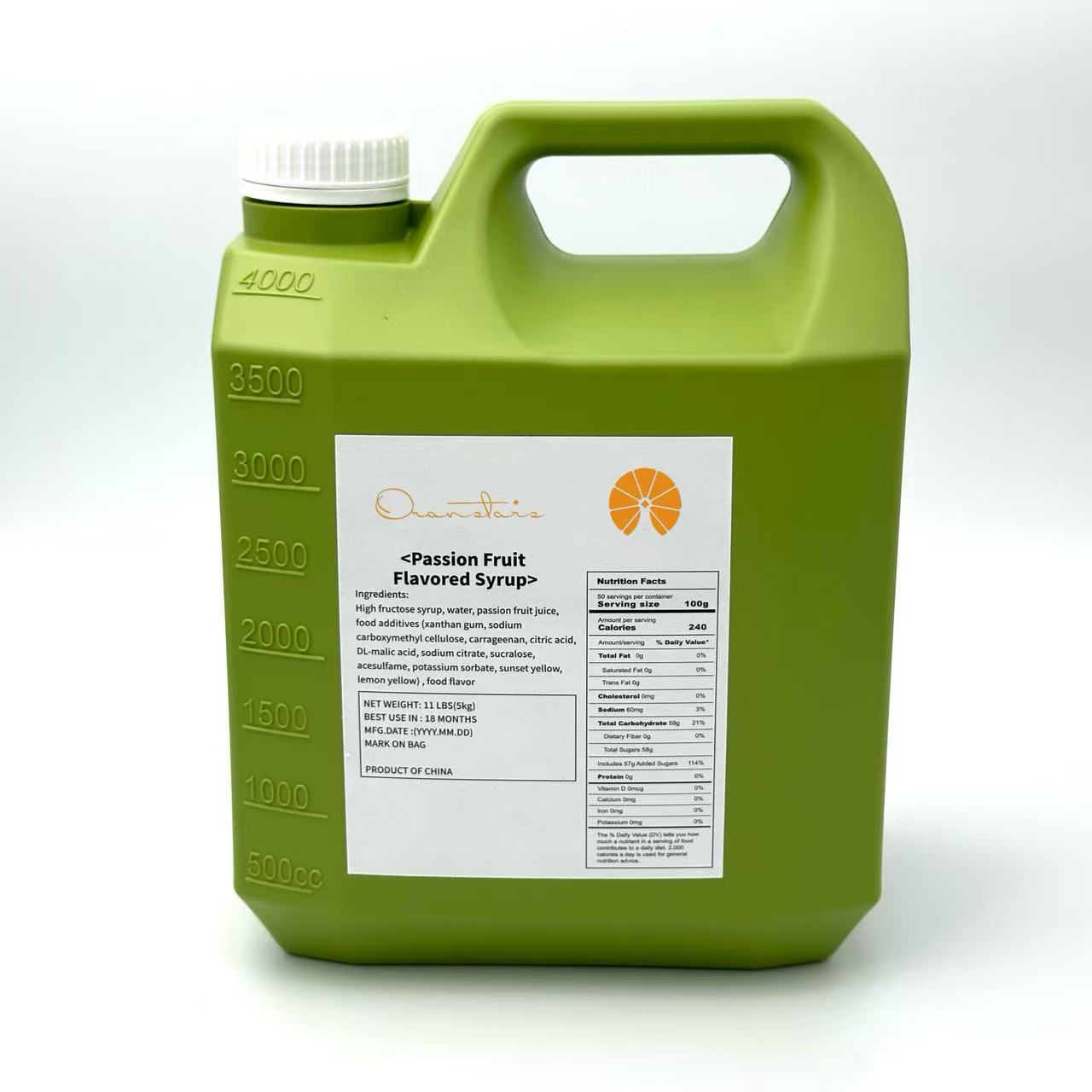 Passion Fruit Syrup without seed